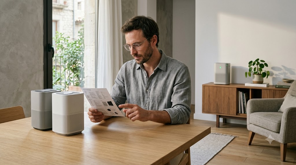 Elegir un purificador de aire con criterio